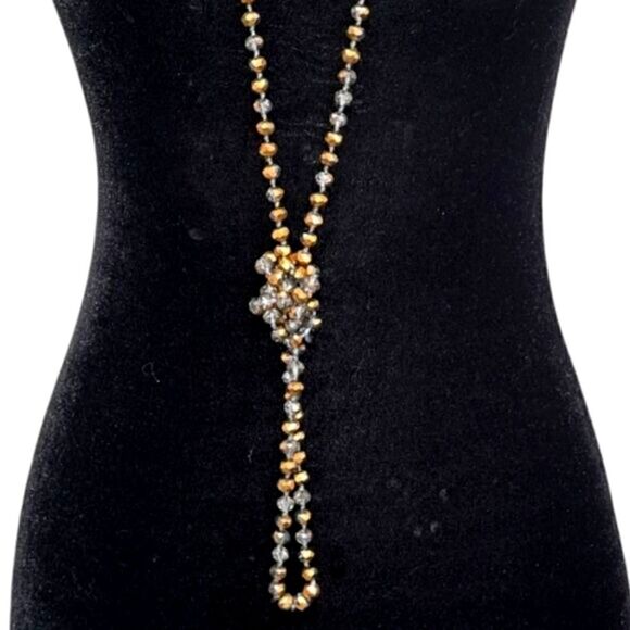 Long Crystal Necklace - Picture 3 of 8